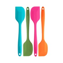 4lü Silikon Spatula Seti Yanmaz Yapışmaz Çizmez 27cm