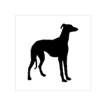Köpek Folyo Sticker Derstv879 50cm Uzunluk Siyah