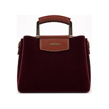 Armine Çanta 223 Bordo Süet