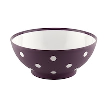 Benekli Renkli Yuvarlak Salatalık Kase Tabak 3 Litre 25.5x25.5x11