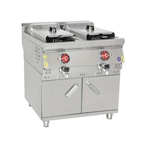 Himaksan Elektrikli Çiftli Fritöz Dolaplı 24 + 24 Lt