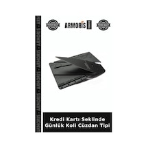 Kredi Kartı Seklinde Günlük Koli Cüzdan Tipi Çok Renkli