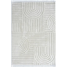 Hoom Rugs Step 2213 Krem İskandinav Halı