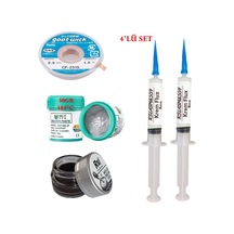 Best Krem Lehim 183 C 50gr Havya Uc Temizleyici Flux Lehim Toplama Cp-2515 Lehim Emme Teli Seti05
