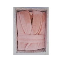 Özdilek Colourist Şal Yaka Bornoz S-m Beden Açık Mercan Pembe