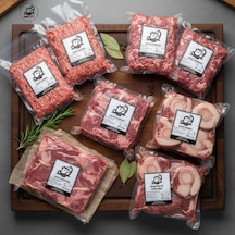 10 Kg Kuzu Eti Bereket Paketi - Kıyma, Kuşbaşı, Külbastı Ve Haşlamalık 500g Paket