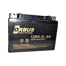 12n6.5l-bs 12v 6.5a Motosiklet Aküsü 139 X 66 X 100 Mm 2.05kg