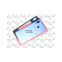 Samsung Uyumlu Galaxy A30 A 305 Full Kasa Arka Pil Batarya Kapağı MAVİ