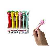 Tropikal Meyvalar Jel Tükenmez Kalem Pembe