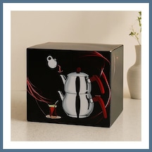 Buradabulabilirsin Paslanmaz Çelik Çaydanlık Seti 1l + 2l Küre Model Bbz