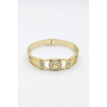 Hayat Ağacı Bileklik - Altın Çok Renkli