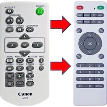 Canon Lv-rc03 Rc04 Rc05 Rc06 Rc07 8227a 7292a 7390m 8235ust Projeksiyon Kumandası Uyumlu