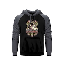 Scorpions Crossing Borders Gri Renk Reglan Kol Sweatshirt / Hoodie