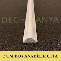 Decomanya Boyanabilir Duvar Çıtası 2 Cm Poliüretan Duvar Çıtası (480014711)
