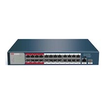 Hıkvısıon Ds-3e0326p-e/m B 24 Port 10/100+1xgb Sfp/rj45 Uplınk 250w 300 Metre Poe Mesafe Swıtch