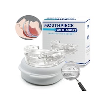 Qingmipy Gece Diş Gıcırdatma Önleyici Ayarlanabilir Dişlik, Beyaz Renk, Rahat Kullanım