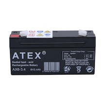 Ax6-3.4 6v 3.4ah Yatay Akü
