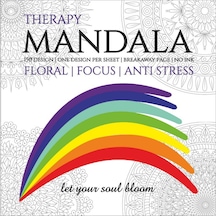 Mandala Therapy Yetişkinler İçin Koparılabilir Boyama Kitabı 300 Sayfa