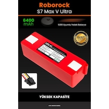 Roborock S7 Max V Ultra 6400mAh Robot Süpürge Bataryası