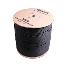 Qport Q-cato2 500mt Makaralı Outdoor Dış Mekan 23awg 0.58mm Siyah Cat6 Kablo