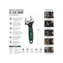 Bosch 1600a039hn Kurbağacık İngiliz Anahtar 6" 150 Mm- 6'li Paket