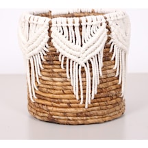 Midas Doğal Abaka 25x20 Cm Saksılık & Saklama Düzenleme Bej