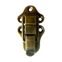 Sandık, Kutu Klipsi, Ön Kilidi - 72x40mm, Antik, 100 Adet Diğer