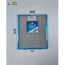 Beko Uyumlu: Adv5400ı 262x335 Mm Aspiratör & Davlumbaz Tel Yağ Filtresi Model: 9198810090 - 9197064001 26,2x33,5 Cm