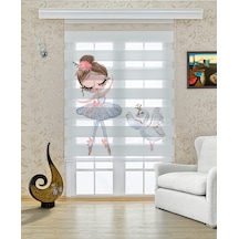 Perdeoutlet38 Baskılı Renkli Balerin Dijital Baskılı Zebra Perde-cocuk Odası-stor Perde Model:tycbcb8c2bdc1ddccb9738a00 Çok Renkli