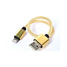 Gold 30 Cm Halat Lightning Usb Kablo-zore