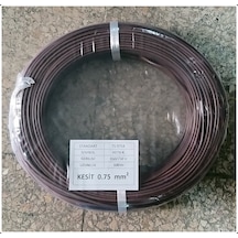 0.75Mm Cca Kahverengi Nyaf Elektrik Kablosu Top 100 Metre