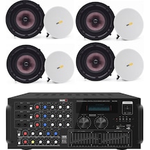 Midex Upper Segment Paket-4 Üst Segment Tavan Hoparlör ve Mikser
