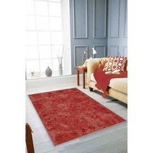 Tarçın Vintage Kaymaz Taban Makinede Yıkanabilir Halı Kr034n11