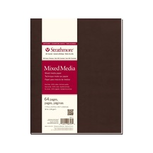 Strathmore 567-7-1 Softcover Mixed Media Art Journal, 19,7 X 24,8 Cm, Beyaz, 64 Sayfa Genel