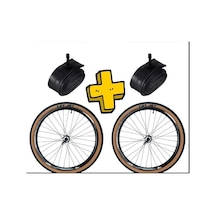 Bike Sky Cst Jet 26x2.10 Dış Lastik Seti 2iç + 2dış C1820 Amber Yanak