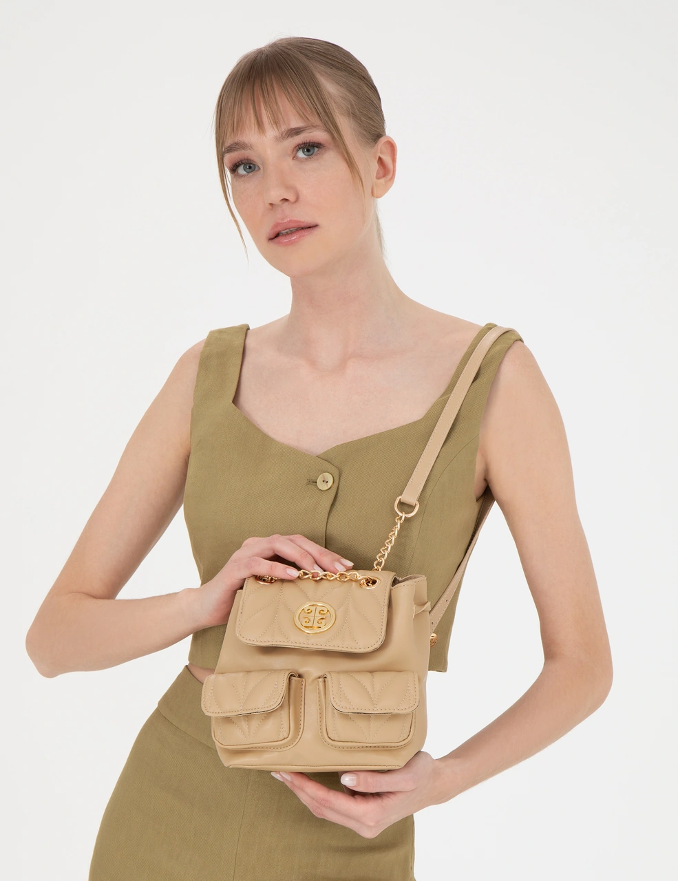Pierre Cardin Kadın Bej Çanta 50287533-vr011 Bej