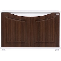 Kanki Pet Western Seri Akvaryum Sehpası Western10040-cvz25 100x40x69 Cm Beyaz-italyan Ceviz