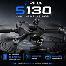 S130 Fırçasız Motor 2batarya&30dakika Uçuş 720p Çift Kamera Engelden Kaçınma Drone