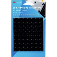 3M SJ5012 Bumpon Siyah Koruyucu Takoz 1 paket 56 Adet