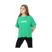 Angelos Girls Kız Çocuk Yaka Ribanalı Yazı Baskılı T-shirt 9-14 001