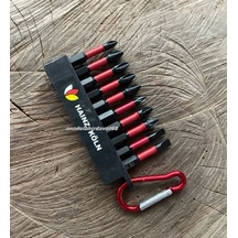 Hnz Köln Ph2 Yıldız Uç Düz Bits Uç Seti Düz Matkap Ucu Seti Ph1 Yıldız Uç 10pcs