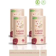 Glutensiz Vegan Mercimek Patlağı İnce Çıtır 4 Lü Paket