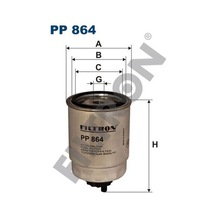 Filtron Pp864 Mazot Filtresi Tempra Uno 1.7d Tipo Punto Brava Marea 1.9 Saxo P106 Iı Tud5 1.5 Dizel Fn0063