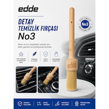 Edde Araba Araç Oto Yıkama At Kılı Detay Fırçası Detailing Fırçası Detaylı Temizlik Fırçası No:3 1