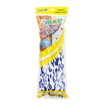 Elmop Pm02 Yedek Islak Vidalı Mop Paspas Püskül Ucu - Pamuklu Mikrofiber İpli Mop Yedeği Başlığı