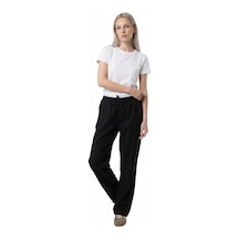Straight Fit Kadın Pantolon Siyah