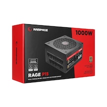Rampage RAGE P15 1000W 80+ Gold APFC HDB Fan ATX3. Güç Kaynağı