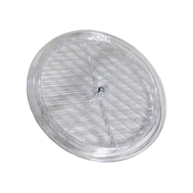 Doğalgaz Havalandırma Yuvarlak Mutfak Cam Menfezi Şeffaf 18 Cm (271497689)