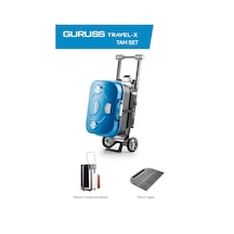 Guruss Travel-x Taşınabilir Mangal Tam Set Mavi Model:grs16