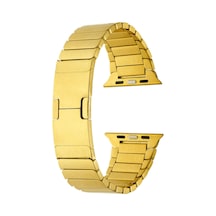 Watch 44mm Uyumlu Krd-82 Metal Asma Kordon-gold